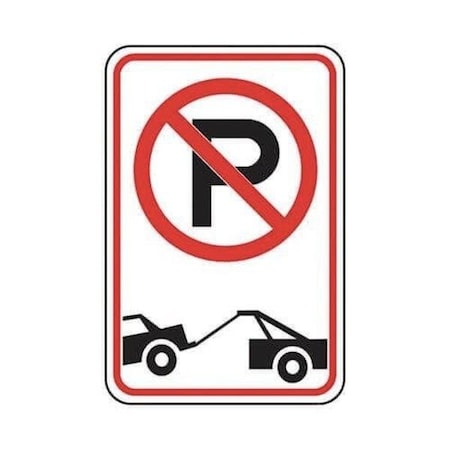Accuform Parking Restriction Sign FRP166RA